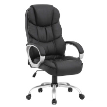 Office Chair Black Ergonomic Executive Chair with Lumbar Support Arms High Quality PU Leather Office Furniture Mesh Fabric